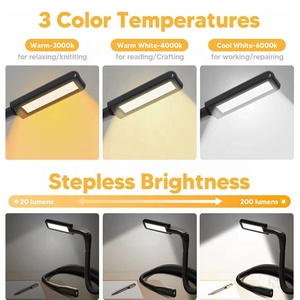 Northland manos libres <span class=keywords><strong>recargable</strong></span> brillante fuerte LED cuello lectura libro luz <span class=keywords><strong>linterna</strong></span> <span class=keywords><strong>para</strong></span> tejer reparación lectura en la cama - Product Image 2