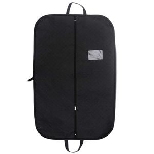 Nouvelle couverture de manteau de voyage léger noir RC en relief pour costumes sac de protection de vêtement durable idéal pour les voyages d'affaires et les vacances - Product Image 1