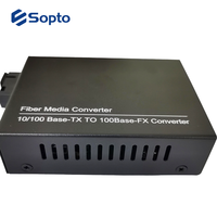 Convertisseur de média fibre optique FTTH 10/100 1310/1550 20km/40km/60km 1*9 Module SC RJ45