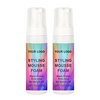 Mousse coiffante volumisante pour cheveux bouclés, sans rinçage, à bulles, de la marque [Nom du fabricant]
