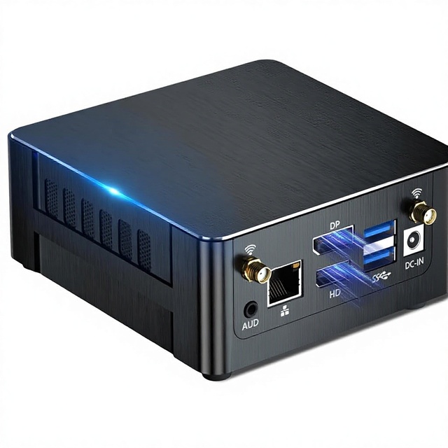 Mini PC Desktop Intel Core I9-12900H 14 Cores 5.0GHz 64G DDR5 2T M.2 PCIe4.0 SSD Triple Display 8K/4K 60Hz Dual 2.5G LAN Mini PC