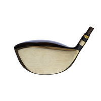 Têtes de golf en titane moulé, haute qualité, deux pièces oem, vis, têtes en or