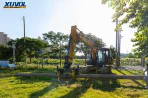 Manipulador de Postes Giratorio XUVOL Max. Grapa de 1.5T para Excavadoras de 10-15 Toneladas, Maquinaria de Construcción, Manipulador de Tuberías - Product Image 5