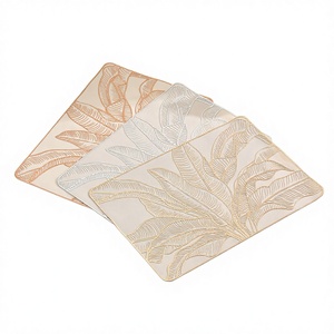 Nouveau <span class=keywords><strong>Set</strong></span> <span class=keywords><strong>de</strong></span> <span class=keywords><strong>Table</strong></span> Rectangulaire en PVC Bestseller – Isolation Thermique, Luxe Léger, Imperméable, Résistant à la Chaleur, Moderne pour Restaurant - Product Image 1