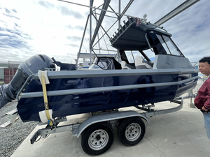 <span class=keywords><strong>Barco</strong></span> de Pesca Sea King de Aluminio con Pontón de <span class=keywords><strong>6</strong></span> <span class=keywords><strong>Metros</strong></span>, Embarcación Easycraft de 20 Pies, Yate Pequeño, <span class=keywords><strong>Barco</strong></span> de Velocidad con Casco en V Profunda - Product Image 3