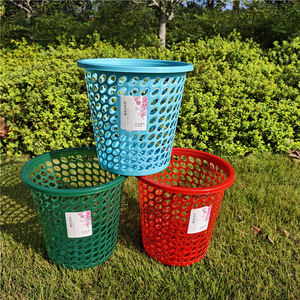 Cubo de Basura Cilíndrico de 8L, Diseño Abierto, Uso Interior y Exterior, para Cocina, Baño, Sala de Estar, Dormitorio - Product Image 3