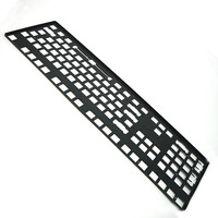Plaque de clavier mécanique en aluminium usinée sur mesure par CNC, plaque de montage de commutateur anodisée pour clavier mécanique personnalisé DIY