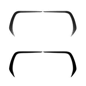 Subaru Brz 2021+ Front Side Air Vents Wind Deflectors Piano Black Carbon Fiber Texture Adhesive Installation <b>Car</b> <b>Decals</b> - Product Image 2