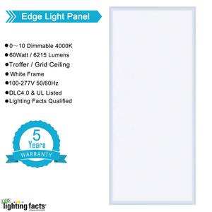 2-Pack 2ft X <span class=keywords><strong>4ft</strong></span> 0-10V Dimmable Chìm Troffer Lịch Thi Đấu AC110-277V Thả Trần <span class=keywords><strong>LED</strong></span> Chiếu Sáng Phẳng <span class=keywords><strong>LED</strong></span> Bảng Điều Chỉnh Ánh Sáng - Product Image 2