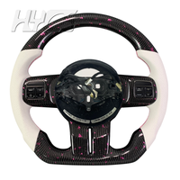 Volante de fibra de carbono personalizado para Interior de coche para Jeep Grand Cherokee Wrangler 2010 2011 2012 2013 2014 2015 2016 2017
