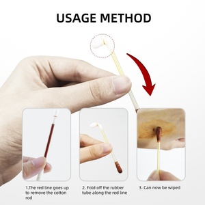 Tamponi Iodofori Confezionati Singolarmente, Portatili, per Disinfezione Esterna d'Emergenza del Corpo - Product Image 2