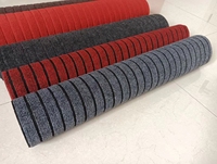 Wholesale Anti-Slip Entrance Double Stripes Seven Stripes PVC Backing Door Hotel Floor Mat Runner Rug Kitchen Mat for Floor