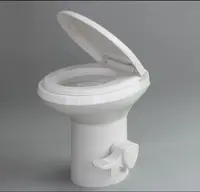 पोर्टेबल शौचालय शिविर शौचालय प्लास्टिक पैर-संचालित कारवां के लिए आर. वी. आउटडोर शौचालय
