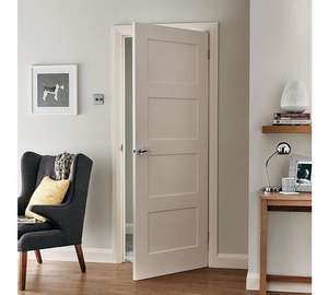 Puerta Interior de MDF de Diseño Moderno, Estilo Americano, Personalizada y Profesional, Venta al por Mayor de Fábrica - Product Image 2