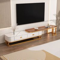 Meuble TV en fer de style nordique, étagère de rangement créative pour salon