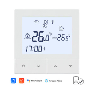 Termostato de ambiente con cable WiFi Beok para control de calefacción de caldera de gas de contacto seco con tecla de prensa simple - Product Image 1