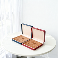Boîte de rangement pour bijoux en cuir PU de luxe, doublure en velours doux, garde les bagues, colliers et boucles d'oreilles bien organisés et protégés pour une utilisation quotidienne