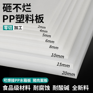 Tablero de PP Xinbo Plastics 222 de grado alimenticio con alta resistencia al impacto para tablas de cortar - Product Image 5