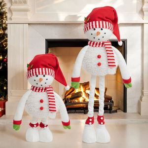 Muñeco de Nieve de Tela con Adornos, Diseño Nuevo, Blanco y Rojo, Estilo Popular, Decoración del Hogar - Venta al por Mayor de Fábrica - Product Image 6