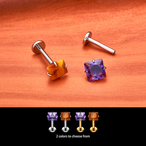 <span class=keywords><strong>Orecchini</strong></span> a Perno in Titanio G23 16G, Piercing <span class=keywords><strong>per</strong></span> Cartilagine, <span class=keywords><strong>Trago</strong></span>, Conca, Elica, Labbra, Gioielli <span class=keywords><strong>per</strong></span> il Corpo - Product Image 4