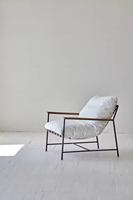 Fauteuil-canapé moderne Wabi-Sabi, style japonais minimaliste, scandinave, rembourré, salon, hall, villa, hôtels, salle à manger, salon