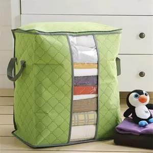 Wholesale Non woven Waterproof Quilt Blanket Storage Bag Wardrobe Clothes Bag with Mildew Free Material