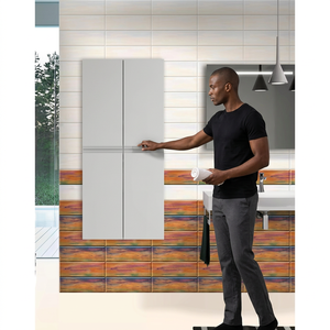 Carreaux de revêtement mural en céramique texturée 300x450mm style brique pour surfaces décoratives intérieures de salle et de salle de bain - Product Image 6