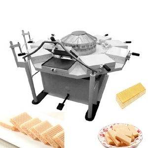 Machine de cuisson de gaufrettes semi-automatique machine à gaufrettes de fromage industriel - Product Image 1