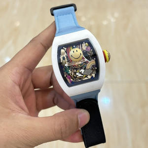 Montre mécanique de luxe de haute qualité avec cadran carré, montre mécanique en fibre de carbone étanche - Product Image 5