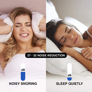 مقاومة للماء حماية البيئة قابلة لإعادة الاستخدام الحد من الضوضاء سيليكون سدادات عازلة للصوت للنوم العمل السفر - Product Image 5