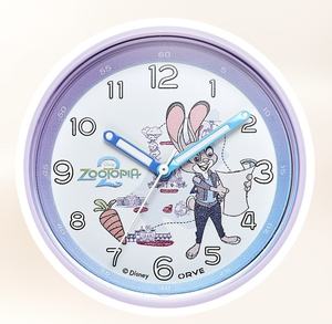 Souvenirs <span class=keywords><strong>Disney</strong></span> originaux personnalisés OEM Zootopia 2 Judy Hopps Rabbit Carrot Figures Quartz Digital Numbers Kids Wristwatch - Product Image 3