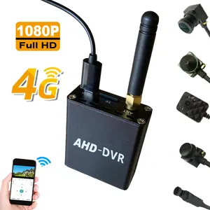 HD 1080p AHD góc rộng mini AHD Hệ thống camera CCTV Camera H.265 4G Micro Sim thẻ mini AHD DVR Bộ dụng cụ giám sát Pin