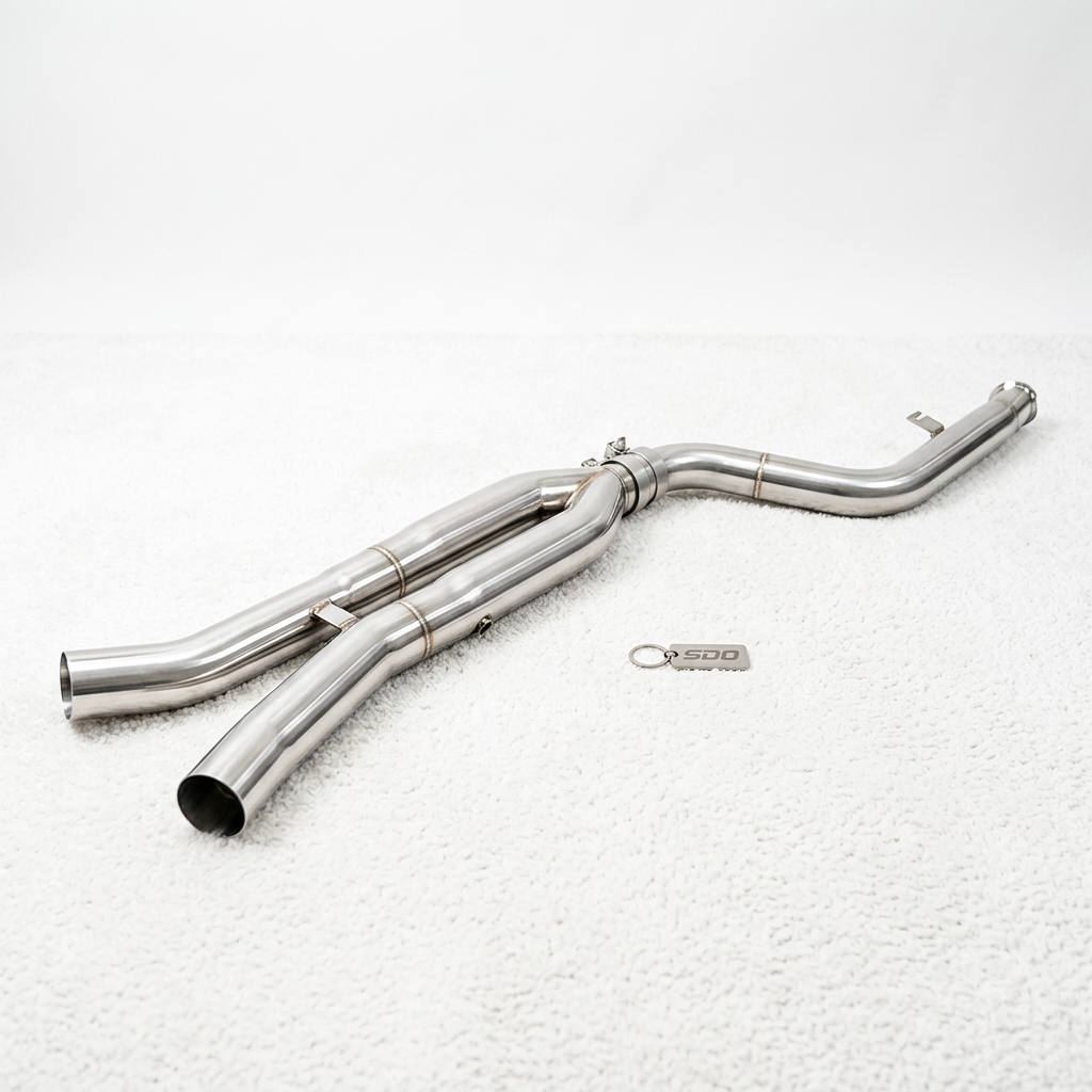 VantaFlow Racing Stainless Steel Mid-pipe for BMW X3M X4M F97 F98 3.0T 2019-2023 Performance Exhaust Middle Pipe for Sound Tuning