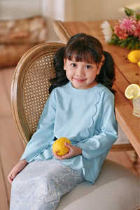 SIPO OEM dubaï Abaya Burqa enfants Abaya robe musulmane filles Khimar Hijab 2 pièces ensemble musulman Jilbab baja Kurung rong - Product Image 2