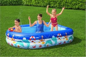 <span class=keywords><strong>Piscine</strong></span> gonflable <span class=keywords><strong>INTEX</strong></span> Arc-en-ciel Flamant rose avec toboggan aquatique familial et <span class=keywords><strong>piscine</strong></span> à balles, en PVC respectueux de l'environnement - Product Image 6