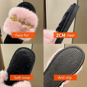 New Arrival Winter Warm Anti-Slip Silent Ladies Faux Fur Cotton Fabric Bow Fashion Trend for for Women - Product Image 6