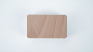 Cartes de visite en bois avec solutions RFID Avery Davis NTAG215 13,56 MHz NFC, emballage en boîte blanche - Product Image 3