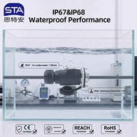 Puerto de Red RJ45 IP67/IP68, Conector Circular LED Industrial a Prueba de Agua para Montaje en Panel, Cable de Extensión CAT6 Cat5e, Adaptador 5A