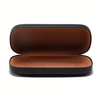 Étui à lunettes de soleil en cuir PU couleur bonbon, étui rigide personnalisé avec logo pour la vente en gros