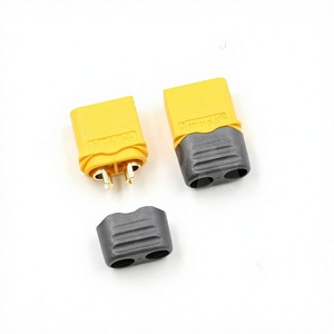 Prise mâle pour batterie XT60 Amass, connecteur haute intensité, cuivre plaqué or, matériau ignifuge, usinage de précision M1176 - Product Image 1