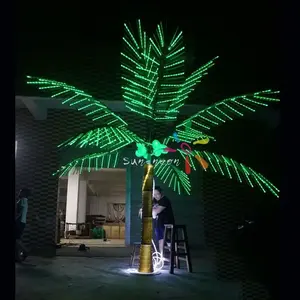 Led Coconut Palm Tree Işık Palm Ağacı Ile Led Işık