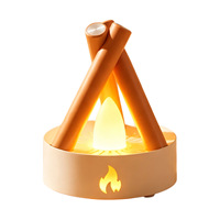 Lampe de camping LED à effet de feu de camp, veilleuse à bruit blanc, ornement décoratif de chevet, modèle populaire sur internet