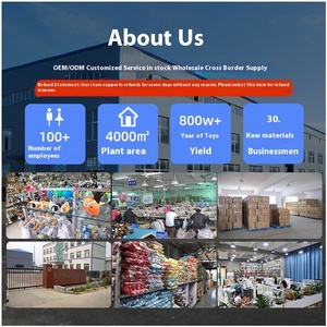 28cm đen tay rối miệng có thể di chuyển mẫu giáo trẻ em tương tác tay rối đồ chơi sang trọng - Product Image 4