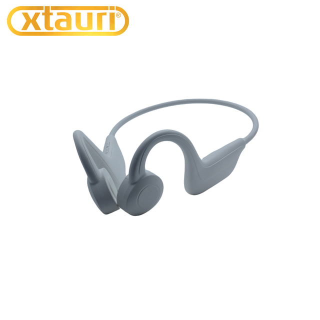 XTAURI Waterproof True Bone Conduction Headphones 5.2 ENC Noise Cancellation Type-C Low Latency 180mAh Music Calling Sports