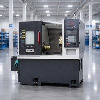 Tour CNC à tourelle avec banc incliné à 30 degrés et base en fonte HT300 pour petites pièces métalliques de précision et broches de précision