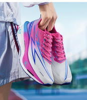 Chaussures de course de marathon pour hommes, baskets athlétiques confortables antidérapantes pour femmes avec plaque en carbone, chaussures de marche décontractées pour le basketball
