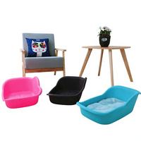 Nouveau Nid Douillet pour Chat avec Coussin en Velours, Matériau en Résine PP, Design Carré, Style Simple, Idéal pour l'Été et Toutes les Saisons