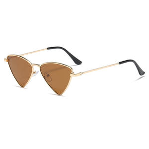Gafas de <span class=keywords><strong>Sol</strong></span> para Niños, Estilo Europeo Americano, Triangulares, Punk, Metálicas, Protección UV400, Estilo Príncipe, para Transmisiones en Vivo - Product Image 6