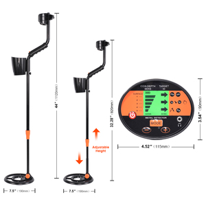 Detector de Metales Subterráneo con Pantalla Digital MD-3060, Detector de Oro, Plata y Cobre, Juguete para Niños, 3.5 kg - Product Image 4