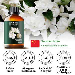 プライベートラベル ジスミン香水 100%ピュアナチュラルオーガニック トップ6/8/12/16/20 エッセンシャルオイル製造用バルク卸売 エッセンシャル原液 - Product Image 4